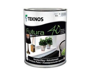 Напівглянцева фарба для дерев'яних та металевих поверхонь Teknos Futura 40 (Футура) 10583889 фото