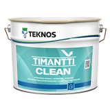 Зносостійка напівматова антимікробна фарба для стін і стель Teknos Timantti Clean (Тіманті Клін) 10586891 фото
