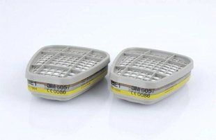 Змінний фільтр 3М 6057 від органічних газів та розчинників (2 шт.) 5504229 фото