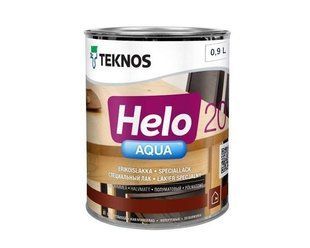 Напівматовий водорозчинний лак для дерев'яних поверхонь Teknos Helo Aqua 20 (Хело Аква) 10586876 фото