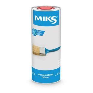 Розріджувач деароматизований TM "Miks color" 1 л для алкідних емалей, лаків, фарб 7189735 фото