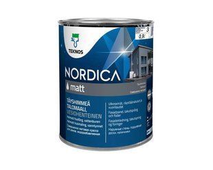 Глибокоматова фарба для дерев'яних будинків Teknos Nordica Matt (Нордіка Мат) 10573919 фото