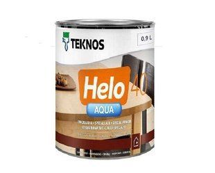 Напівглянцевий водорозчинний лак для дерев'яних поверхонь Teknos Helo Aqua 40 (Хело Аква) 10586871 фото